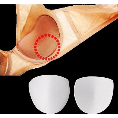50pair Thin Off White Sewing In Bra Cups Soft Foam 13*13cm Bra Pads For Bikini Pads Insert Bra Accessories WB116