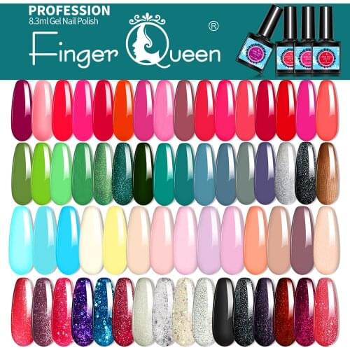 8ML Nail Polish Gel Varnish Hybrid UV For Manicure Off Nail Art gel nail polish 80 colors