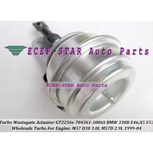 Free Ship Turbo Wastegate Actuator GT2256V 704361-5006S 704361 Turbocharger For BMW 330D 330 D E46 X5 E53 99- M57 D30 M57D 3.0L