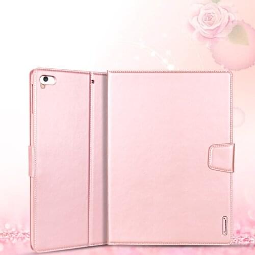 Hanman Case for Apple iPad Pro 12.9 2018 Business Sheepskin Leather Holder stand with Wallet Card Slot Case Cover
