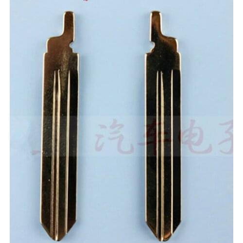 DAKATU Metal Blank Uncut Flip Remote Car Key Blade Type #48 for Nissan Original 2014 Remote blade NO.48