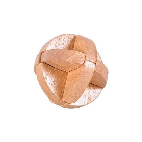 Classic IQ Wooden Puzzle Brain Teaser Game for Adults and Kids