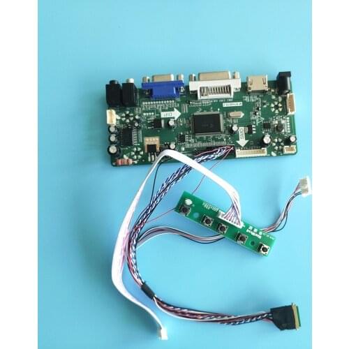 Kit for LP156WD1(TL)(D5) VGA DVI HDMI LCD 1600X900 LVDS 40pin Panel Screen Monitor M.N68676 15.6" Controller board LED DIY