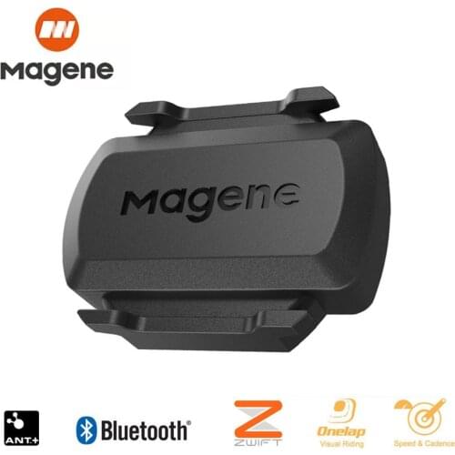 MAGENE Bicycle Speed Cadence Sensor ANT+ Bluetooth Speedmeter Wireless Computer Heart Rate Monitor for GARMIN iGPSPORT Bryton