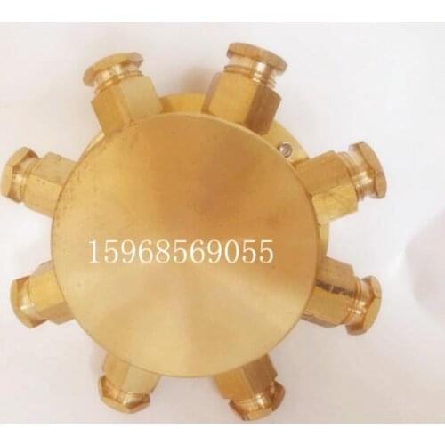 Copper 8 copper JB underwater waterproof junction box water features nozzle fountain threads