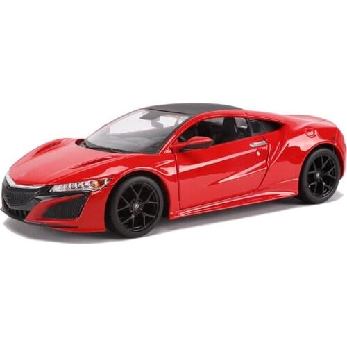 1:24 High simulation alloy car model 2018 NSX Acura sports car toy gift decoration for children gifts
