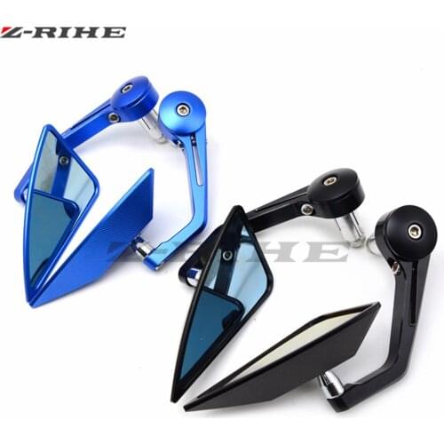 Moto Aluminum CNC motorcycle Side mirror rearview accessories Fits For Kawasaki Z1000 Z800 Z750 EX-300 Suzuki Triumph Yamaha