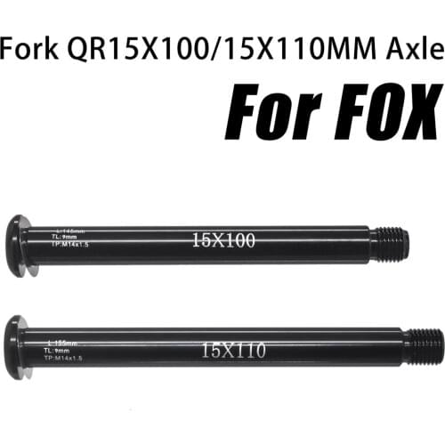 MTB fork QR15x100 QR15X110MM Thru Axle Lever Accessories for FOX SC 32 34 36 Series front 50g