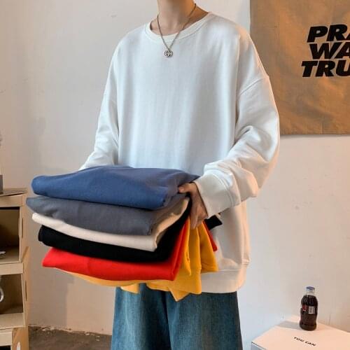 2021 Men Hoodies Couple Pullover Harajuku Casual Korean Sweatshirt Streetwear Oversized Top Clothing