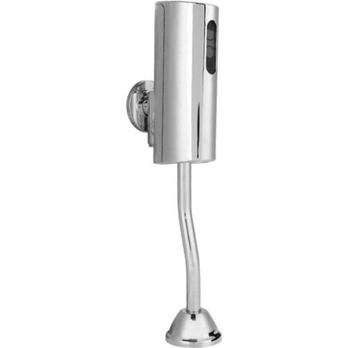 Wall Mounted Auto Sensor Urinal Flush Valve Bathroom Toilet Lavatory Flusher, Brass Construction