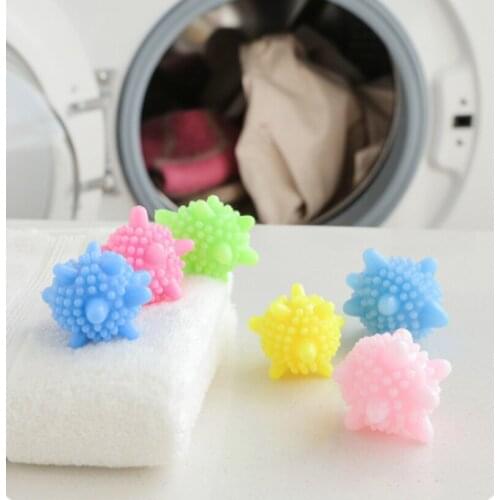 5 Pcs Starfish Shape Cleaning Balls Anti-Winding Washing Ball Dryer Balls Reusable Improve Clothes Cleanliness Washing Accessory