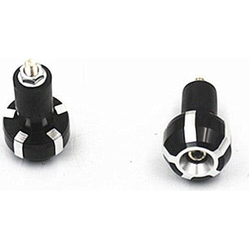 7/8" 22mm Bar End Grips Cap Handlebar Chopper Cruiser Motorcycle