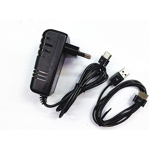 USB Date Sync cable+ EU Plug AC Adapter power supply For Asus VivoTab TF600 TF600T TF710T TF810C Tablet PC
