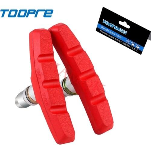 TOOPRE Bicycle 74g Colour Brake-Shoes Rubber Iamok Bike Ultra Light V-Brake Brake Shoes