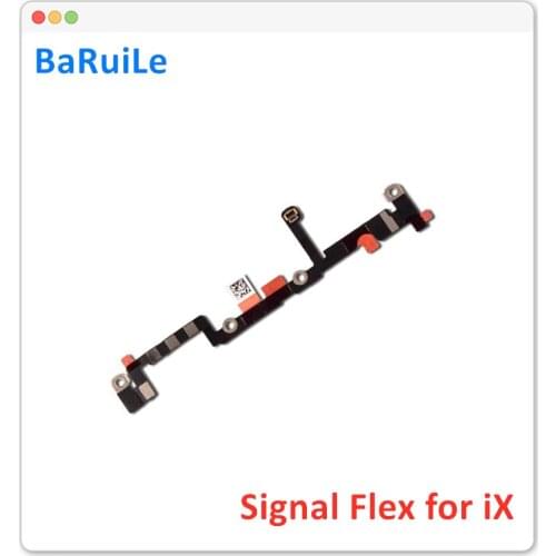 BaRuiLe 10pcs GPS Wifi Antenna Signal Flex Cable for iPhone X XR on Charging Ribbon Replacement Parts