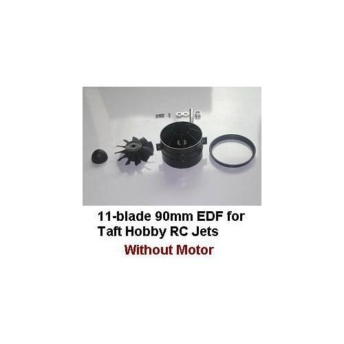 11-Blade 90mm Ducted Fan Set for Taft Hobby 90mm Jets