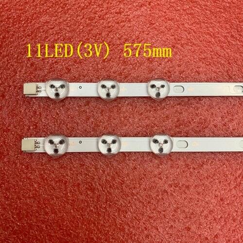 2pcs 11LED LED backlight for Vestel 32inch Hitachi 32HE1000 DLED32265HD LG innotek 32 NDV 32HXC01U 32W1333DB 32W1333DG SVV315A39
