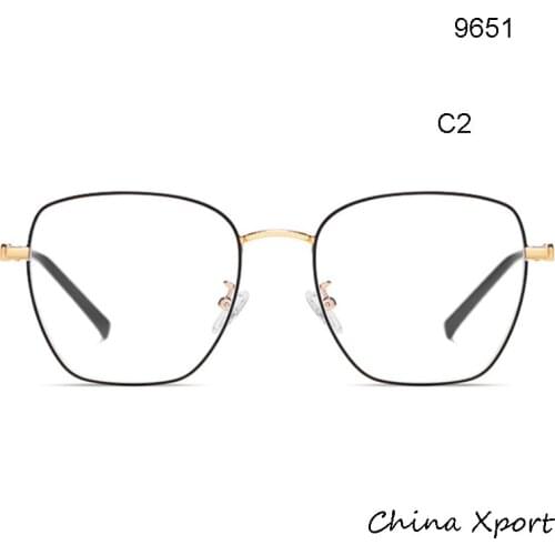 2021 best seller glasses men women favorite anti blue ray light metal frames big elegant vintage optical glasses frames