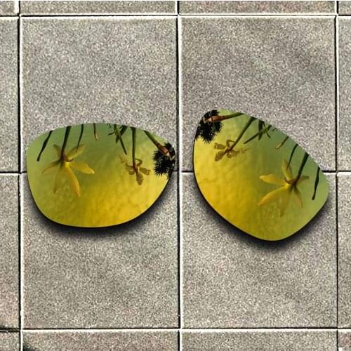 24K Gold Polarized Sunglasses Replacement Lens for-Oakley Frogskins Frame 100% UV Protection Good Fitness