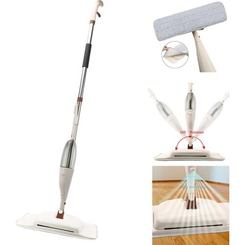 3 in 1 Spray Mop Sweeper Broom Set Multifunction Quick Wash Floor Flat Mops Microfiber Pad Magic Broom Lazy Home Cleaning Tool