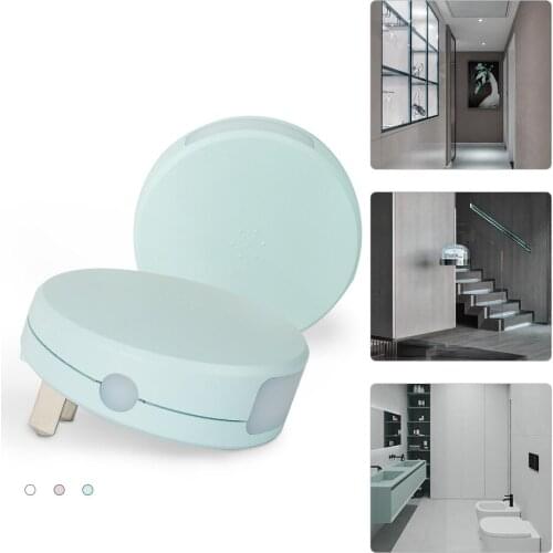 5 Pcs LED Light Control Auto Sensor Smart Lighting LED Night Lights Home Night Lamp Plug-in Light Wall Night Lamp Stair Hallwa