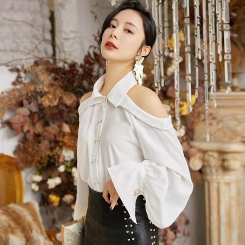 Блузки с открытыми плечами AKSAYA MATI China At AliExpress