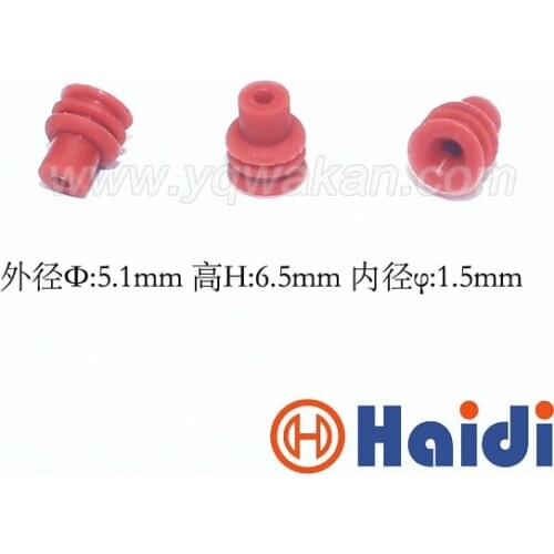 Free shipping 100pcs automotive plug silicone delphi rubber seal 15324973 wire seals for auto delphi connector