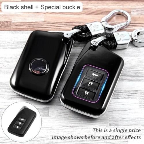 Carbon Fiber Car Smart Key Cover Case Fob For Lexus NX GS RX IS ES GX LX RC 200 250 350 LS 450H 300H Protect Shell Accessorie