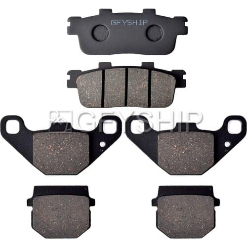 For DAELIM ET250 ET300 Quad 2005 2006 2007 2008 2009 ET 250 300 Motorcycle Front Rear Brake Pads Brake Disks