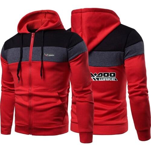 2021 Hot Sale Sea Doo Seadoo Moto New Spring and Autumn Classic Mens Customized Zipper Hoodie High Quality Spliced Top Casual