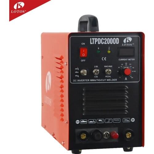 LTPDC2000D 110/220V Quality IGBT Inverter Pulse TIG MMA MIG Control TIG 200 MIG/MAG Arc Welder