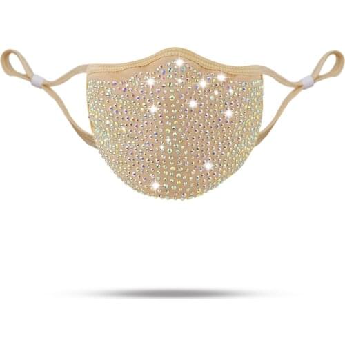 Masquerade Mask Chain for Women Venetian Galloween Mardi Gras Elastic Reusable Washable Festival Jewelry Nightclub Decor