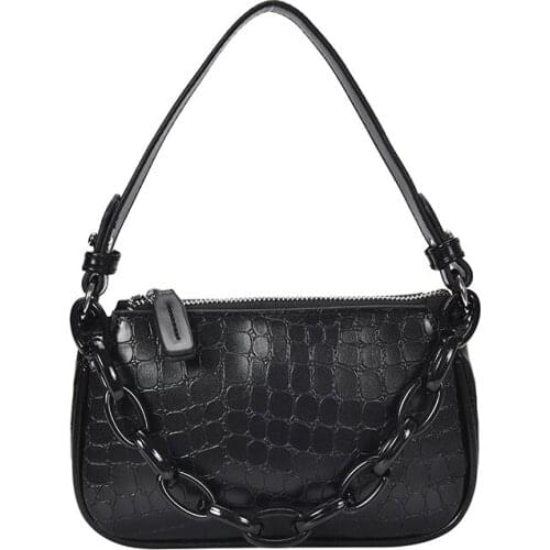 Fashionable Handbag 2021 New Casual Simple One-Shoulder Shoulder Shoulder Bag Stone Pattern Underarm