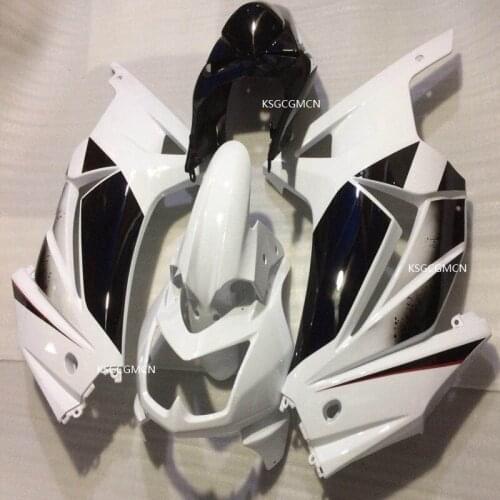 Moto Injection Fairing kit for KAWASAKI Ninja ZX250R 08 09 10 11 12 ZX 250R cool EX250 2008 2014 black white Fairings set