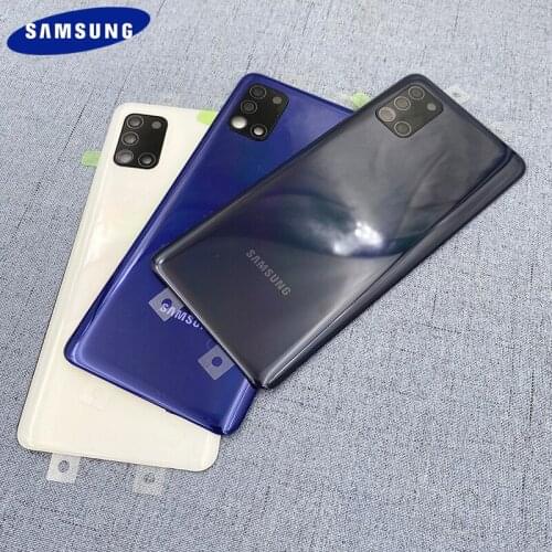 Original Samsung Galaxy A315 F Battery Back Cover Rear Door Housing Panel With Camera Frame Lens Phone Replacement Repair Parts