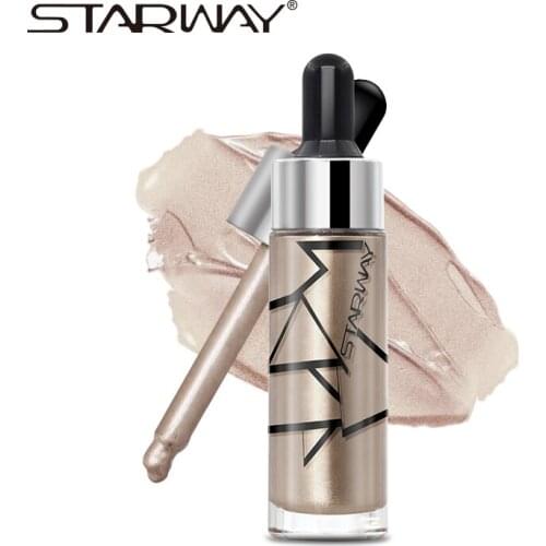 STARWAY 3D Highlighter Foundation Makeup Mixed Use High Gloss Foundation Waterproof Lasting Shimmer Three-dimensional Highlight