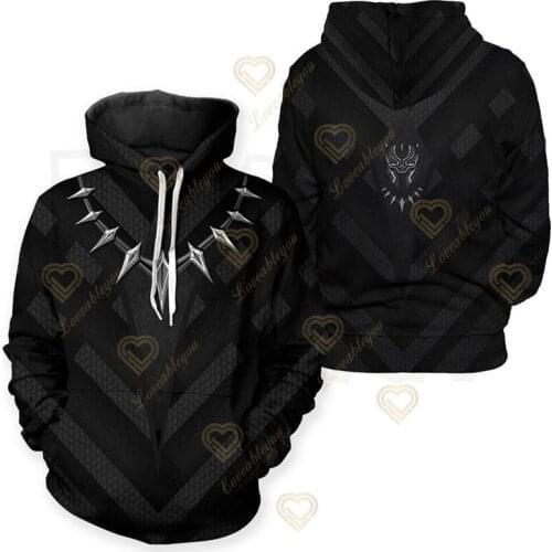 Panther Print Hoodie Sweatershirt Coat Jacket Sweatshirt Casual Hoodies Cosplay Costumes Women Halloween Costumes Men