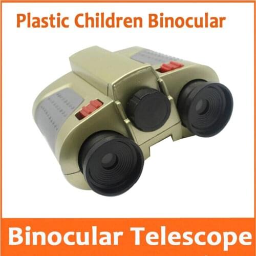 4x30MM Plastic Toy Telescope Birthday Gift Bird Viewer Pocket Educational Telescope Binocular for Child Children Students Toys