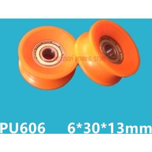 2021 Promotion Sale Plastic Nylon Bearing With U Grooves And 606 Inner Diameter 6*30*13mm Groove Injection Pulley