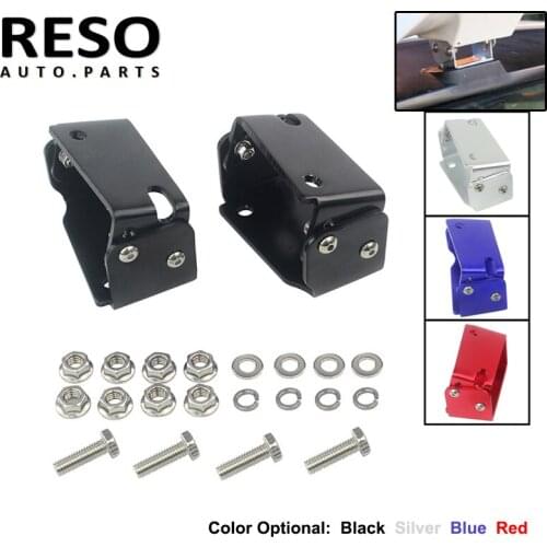 RESO--FREE SHIPPING Adjustable Rear Wing Riser Lift Tilt Bracket For 96-00 Honda Civic EK9 3DR Type R Spoiler CTR
