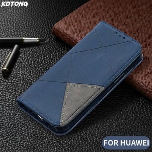 Luxury Flip Wallet With PU Leather Case For HUAWEI P50 P40 P30 P20 MATE30 P Smart Z PRO PLUS LITE Full Protection Case Cover