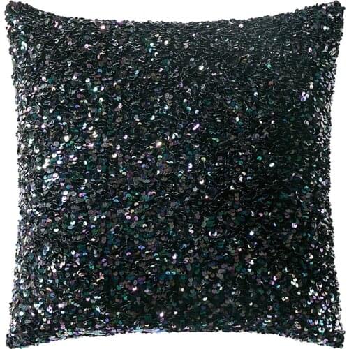 Luxury Sequin Cushion Cover Decorative Cushions For Sofa Colorful Sequin Pillow Case Home Decor Throw Pillow Cover 30*50/45*45cm