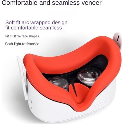 Silicone Eye Mask Cover Pad For Oculus Quest 2 VR Headset Breathable Anti-sweat Light Blocking Eye Cover For Oculus Quest2