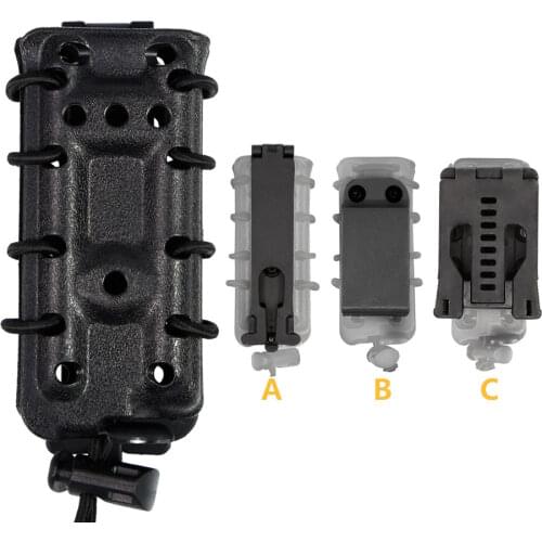 Tactical Magazine Pouch For Pistol Airsoft Paintball 45APC Holster Damping Inner Flocking Protection Function Gun Accessories