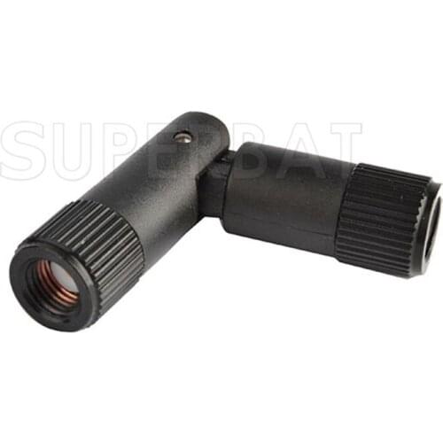 Superbat 5pcs Antenna Adapter RP-SMA Plug to Male Right Angle Straight RF Adapter