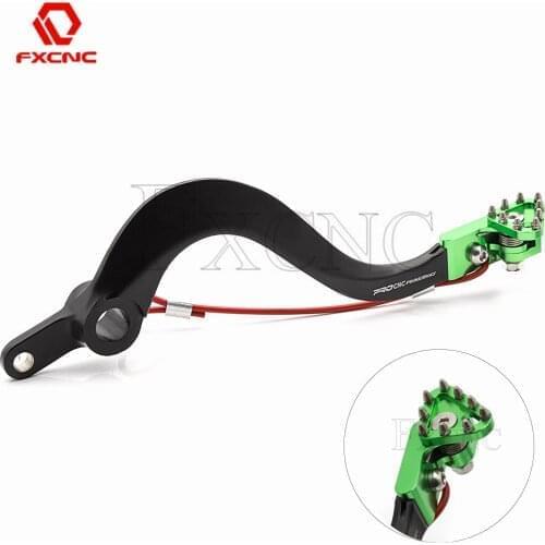 CNC Motorcycle Foot Brake Rear Lever Pedal For KAWASAKI KX450F 2006-2020 KX450 2020 KLX450R 2008-2019 KX250 KX250F Accessories