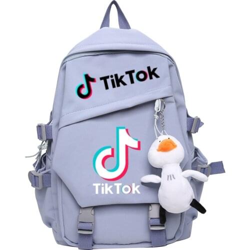 Tik Tok Womens Backpack for Girls Boys Middle High School Bags for Teens Waterproof Women Backpack Luxury New Mochila Escolar