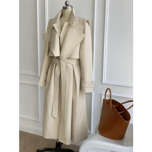 2021 women fashion Mid-length two-piece coat yj210802