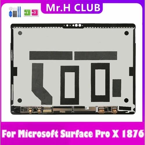 13" LCD For Microsoft Surface Pro X prox 1876 LCD Display Touch Screen Digitizer Assembly Glass Screen For Surface Pro X 1876