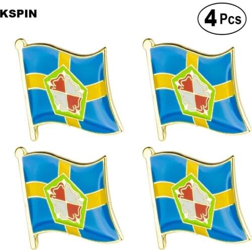 OXFORDSHIRE Lapel Pin Flag badge Brooch Pins Badges 4pcs